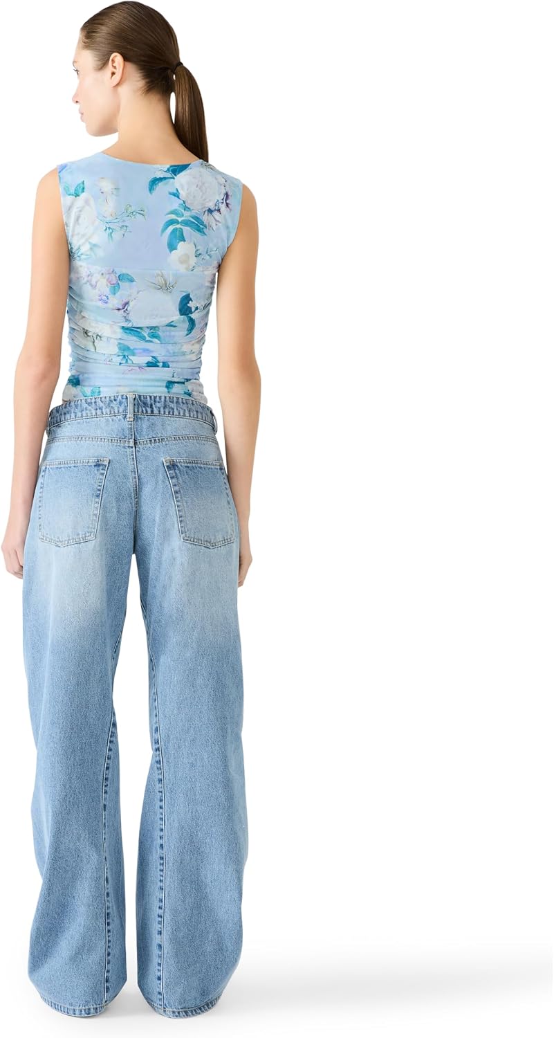 Steve Madden Women's Rorry Floral Knit Top