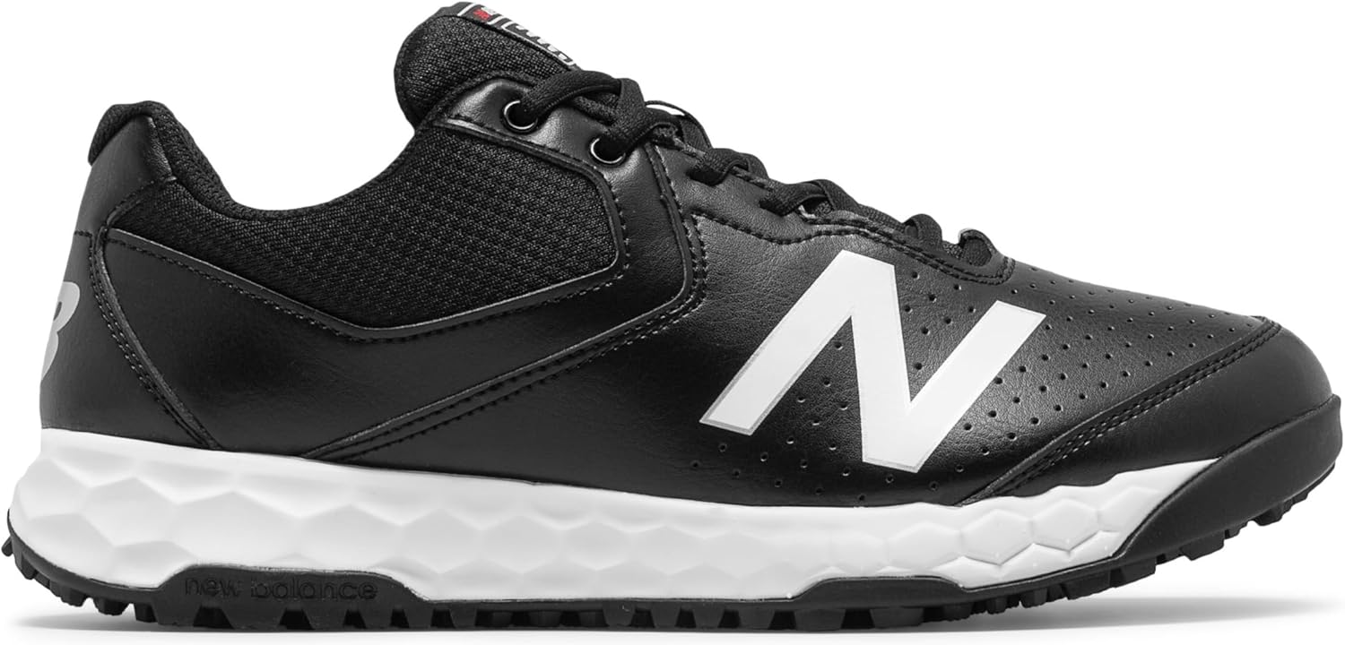 New Balance Men's 950 V3 Umpire Baseball Shoe, MLB Black/White, 8.5 X-Wide - Image 2