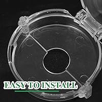 Vista 6 de Fundas para pomos de estufa de gas, paquete de 5 fundas de seguridad a prueba de niños, cubierta de protección universal para control del horno