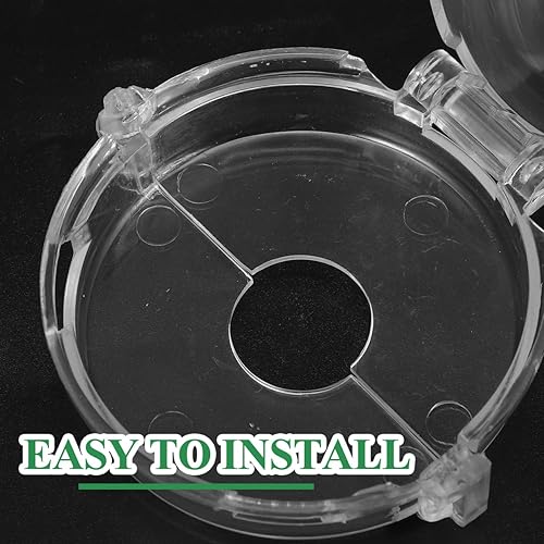 Miniatura 6 de Fundas transparentes para pomos de estufa, 5 unidades, universales, a prueba de niños, fundas de perilla de gas para estufas de cocina, fundas de