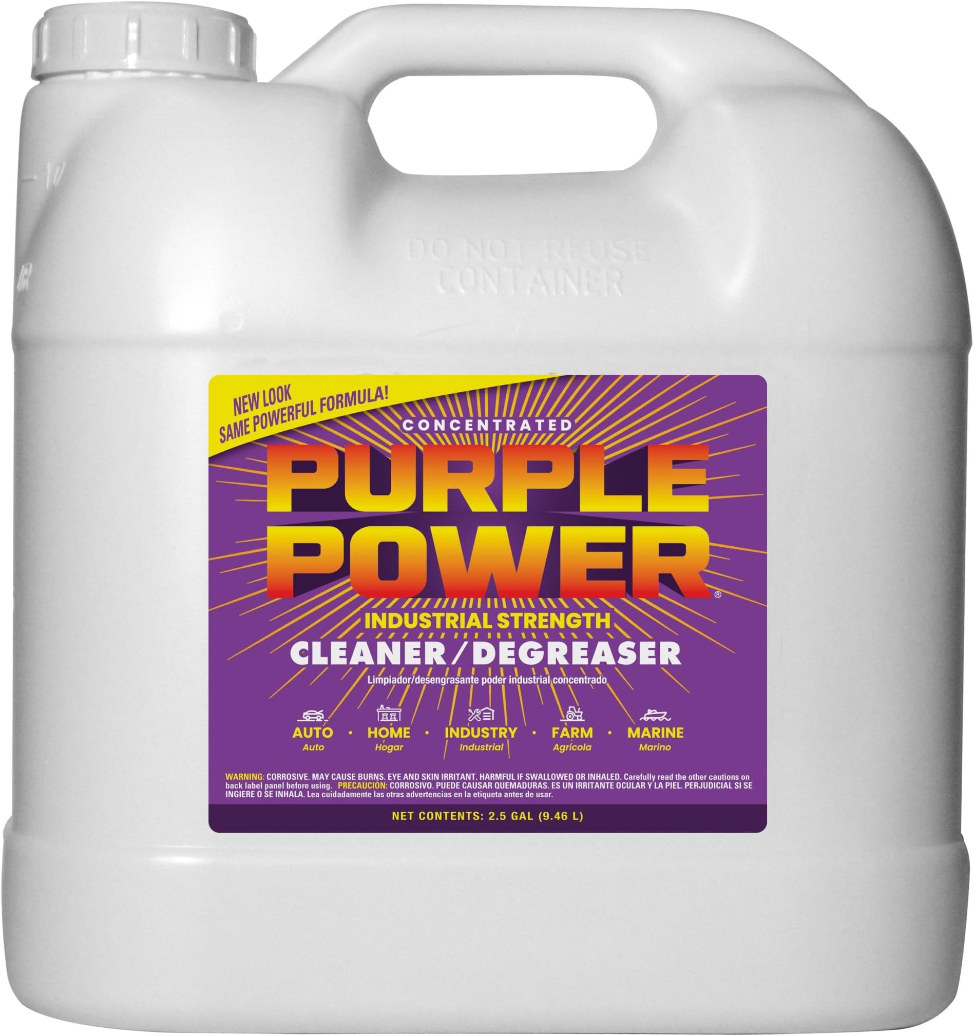 Purple Power (4322P) Industrial Strength Cleaner and Degreaser - 2.5 Gallon