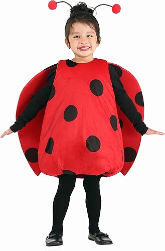 Itty Bitty Ladybug - Disfraz para niña pequeña, túnica suave con diadema y antenas