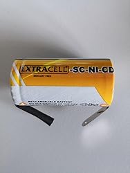 Batteria SC Ni-Cd 2000mAh 1,2V Con Lamelle A Saldare - Per Trapani, Torce, Allarmi