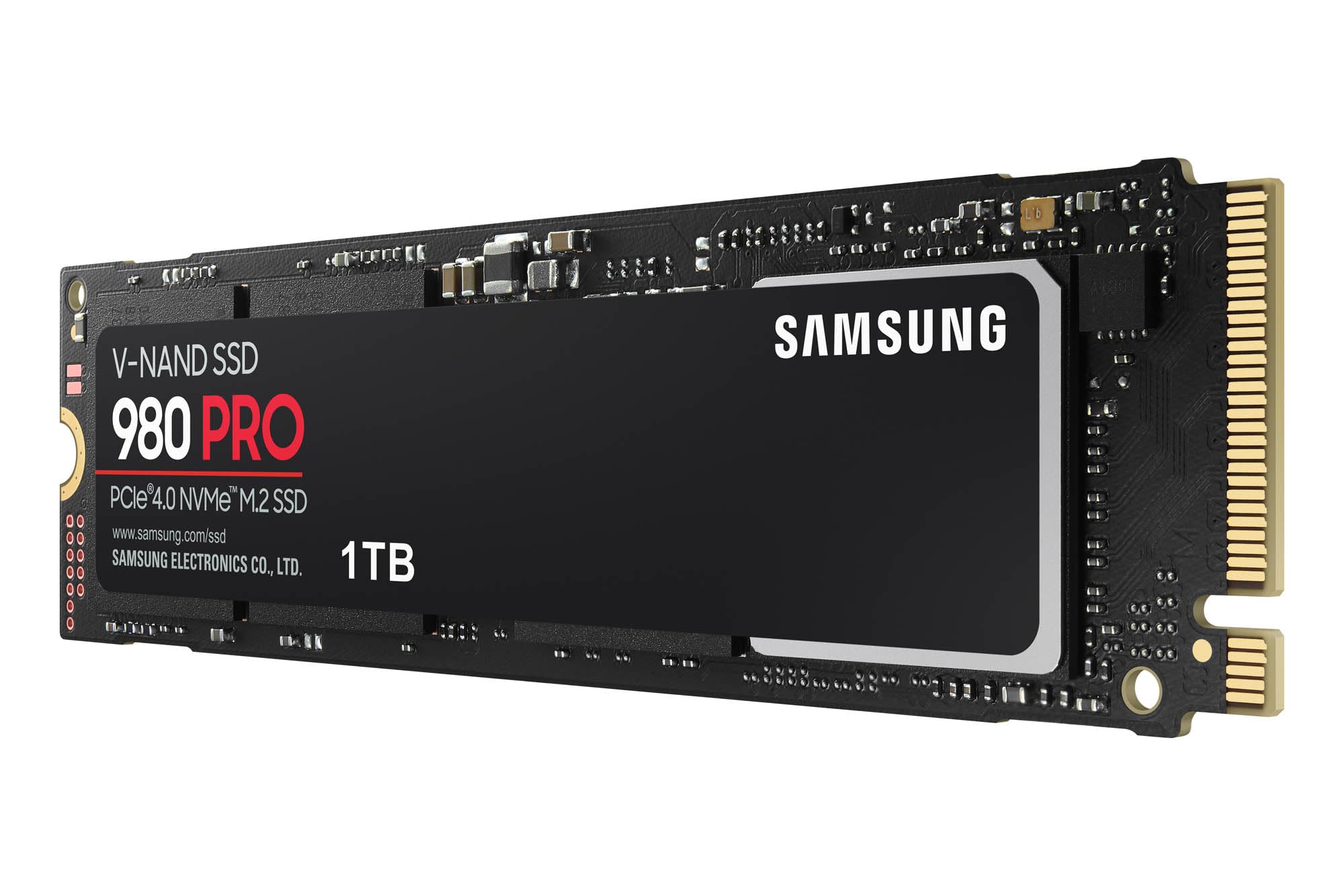 Samsung 980 PRO MZ-V8P1T0BW | Disque SSD Interne NVMe M.2, PCIe 4.0, 1 To, Contrôle thermique intelligent - Compatible PS5