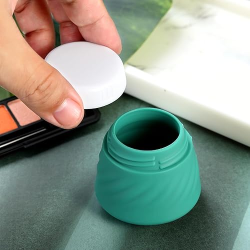 Miniatura 3 de Gemice Recipientes de viaje para artículos de tocador, tarros de crema de silicona aprobados por la TSA recipientes de tamaño de viaje con bolsa
