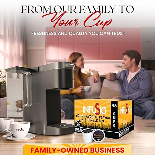 Miniatura 7 de 96 unidades Espresso Roast, (café tostado oscuro) Cápsulas de café de una sola porción para cafeteras Keurig K Cup - Café tostado gourmet InfuSio