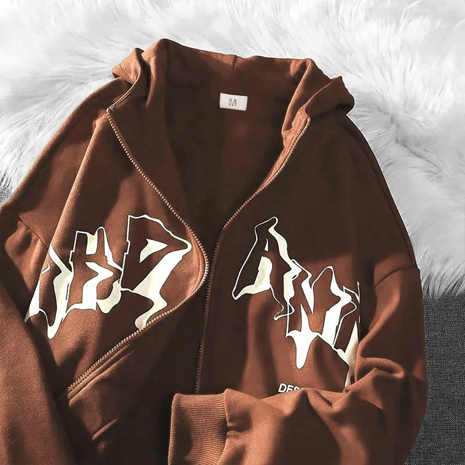 Felpa da donna con zip Up Hoodies Hip Hop Felpa Vintage Goth Print Felpa con cappuccio Street Fashion Unisex con coulisse con maglia da ragazza 90