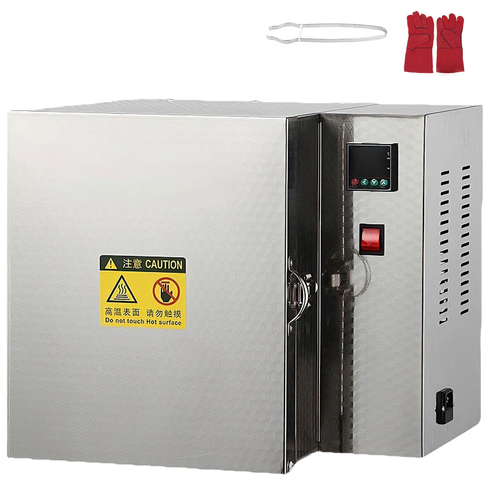 Horno de sobremesa para fundición de Joyas, Horno de mufla eléctrico de Laboratorio para cerámica, Horno de sinterización para el procesamiento de Metales y esmaltado cerámico