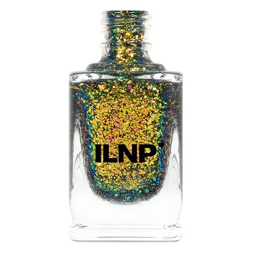 Miniatura 1463 de ILNP Madison Ave Esmalte de uñas holográfico metálico rosa antiguo