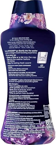 Vista 93 de Downy Infusiones - Perlas potenciadoras de aroma en el lavado, aroma Calm de lavanda y vainilla, 5.7 onzas