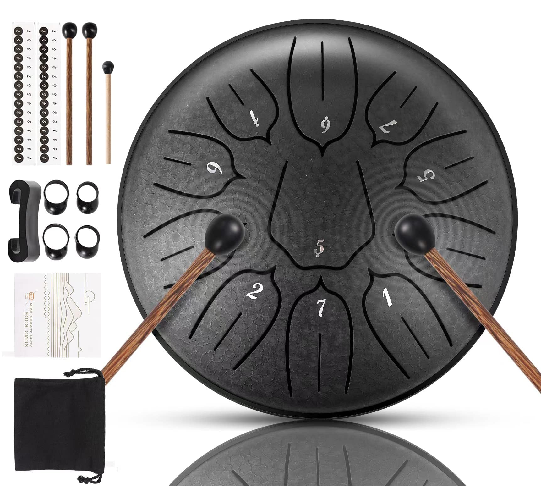 Amazon.com: Steel Tongue Drum 11 Note 6 Inches D-Key Tank Drum