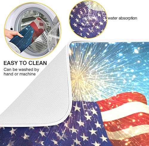 Vista 133 de Nautical Ocean Sea Turtle Dish Drying Mat for Kitchen Counter 18x24 in Starfish Retro Map Microfiber Drying Mats Absorbent Reversible Dish Pad Large