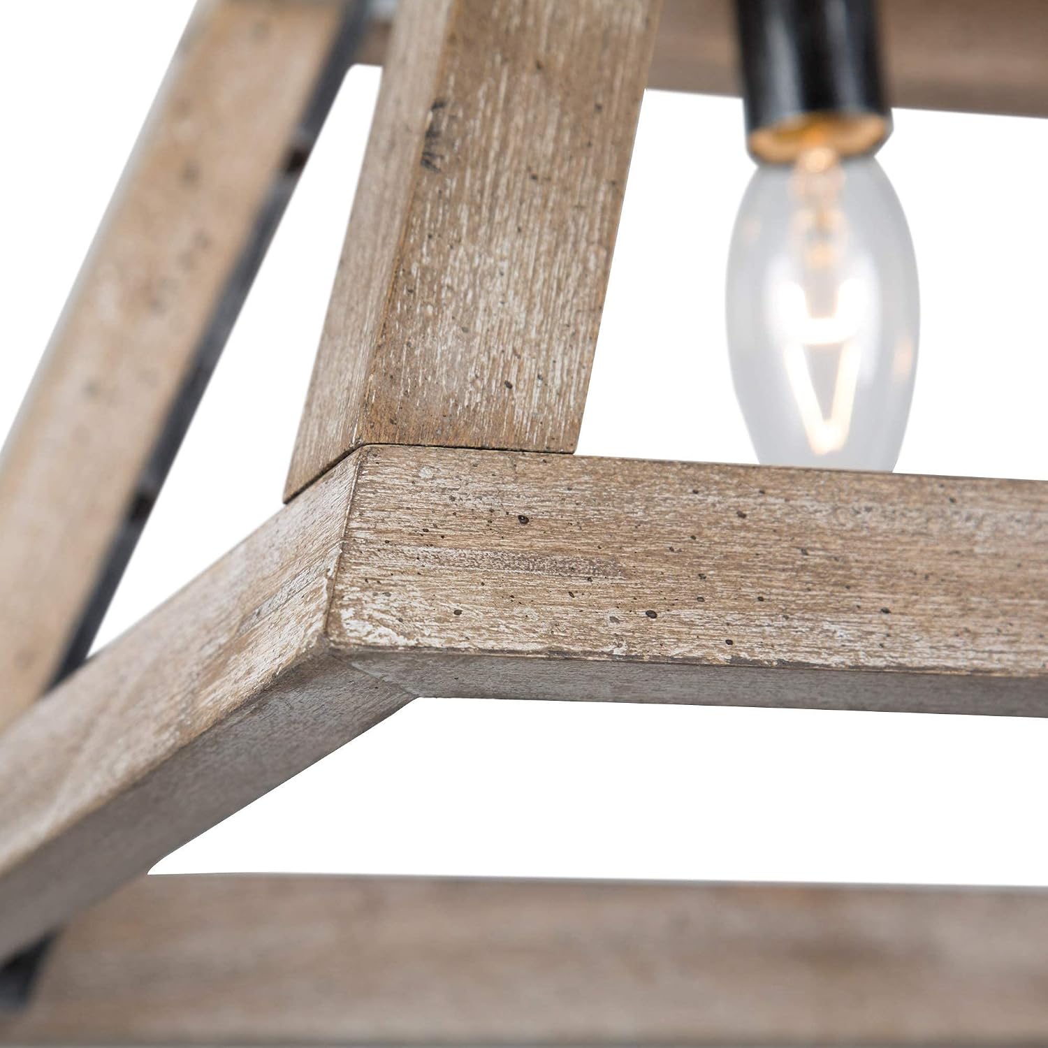 50% Off Discount LOG BARN Farmhouse Chandelier, 28 Chandeliers for Dining Room, 4-Light Handmade Wood Kitchen Lighting Up To 50% OFF LOG BARN Farmhouse Chandelier, 28 Chandeliers for Dining Room, 4-Light Handmade Wood Kitchen Lighting