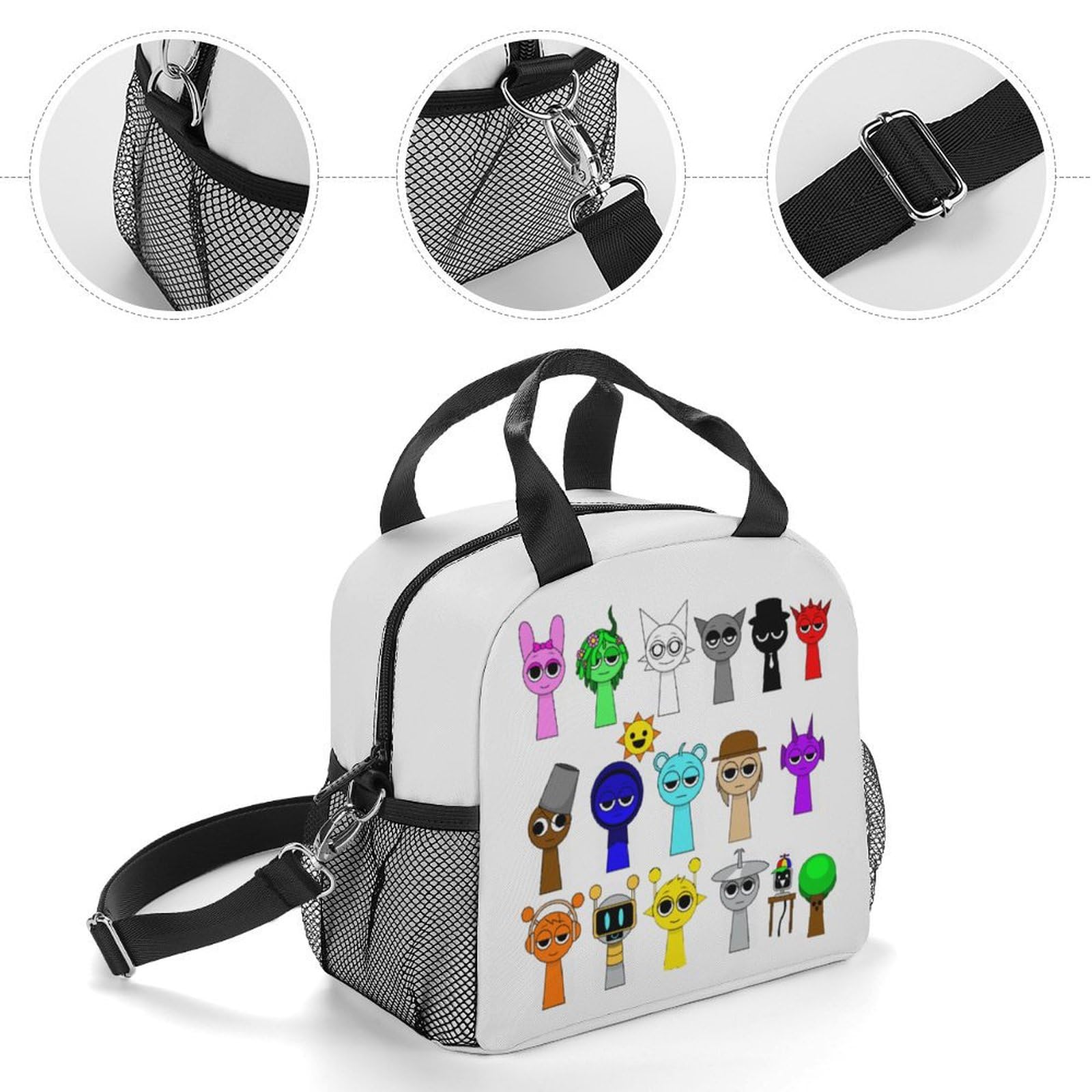 Amazon.co.jp: スプランキー Sprunki ランチバッグ 保冷 お弁当箱 防水