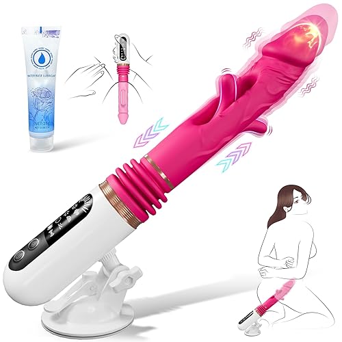 Thrusting Dildo Vibrator Sex Machine - Sex Toys for Women Couple Pleasure, Dildos Vibrator with Automatic Vibrating & Thrusting & Flapping, Womens Sex Toys Anal Dildo Machine