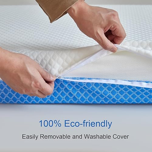 Miniatura 6 de Espuma viscoelástica de gel cómoda de doble cara, colchón transpirable para cuna de bebé, colchón de espuma viscoelástica, premium para bebés y