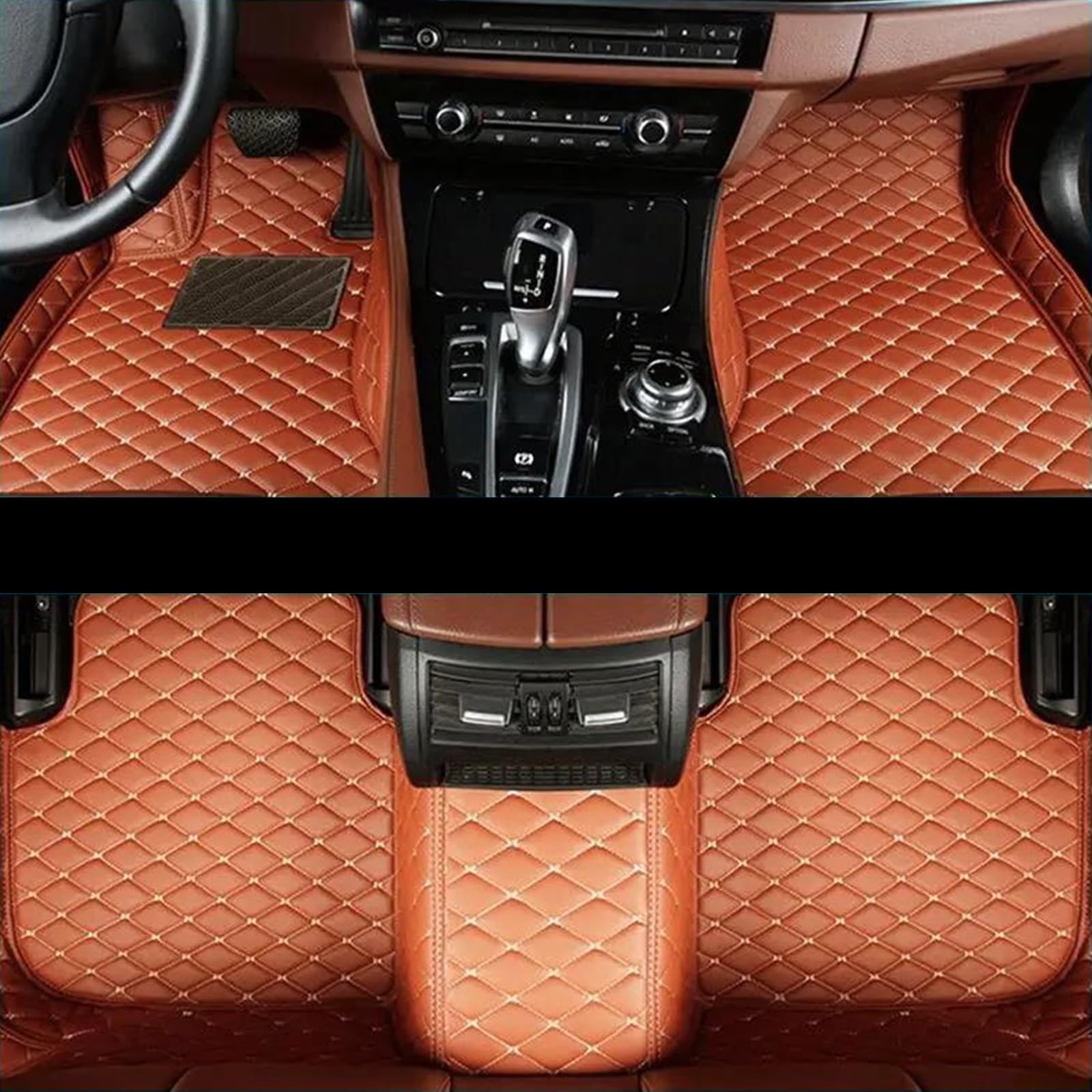 Tapis de sol voiture Benz Classe B W247 2020 antidérapant sur mesure brun