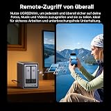 UGREEN NASync DXP2800 2 Bay Desktop NAS Quad-Core Intel N100 CPU, 8GB DDR5 RAM, 2.5GbE Enthernet, 2 x M.2 NVMe Slots, 4K HDMI, Networked Storage (No Disk) - 4