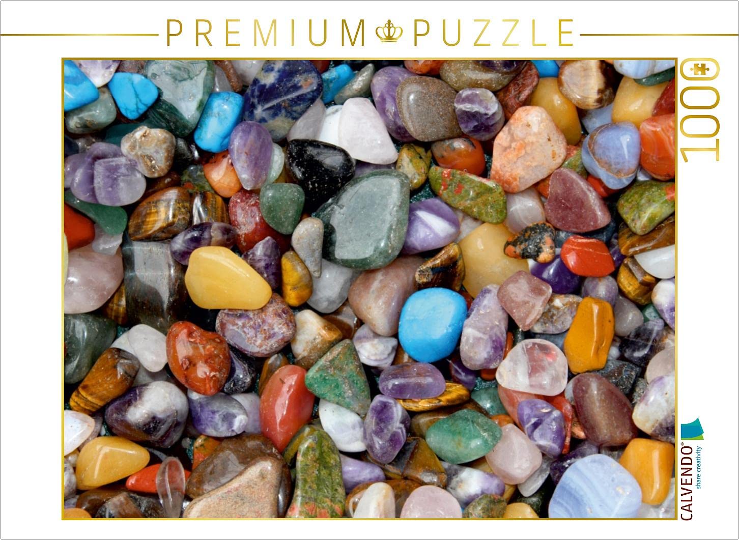 CALVENDO Puzzle Gemstone Mix 1000 Pieces 64 x 48 cm from Elisabeth Stanzer
