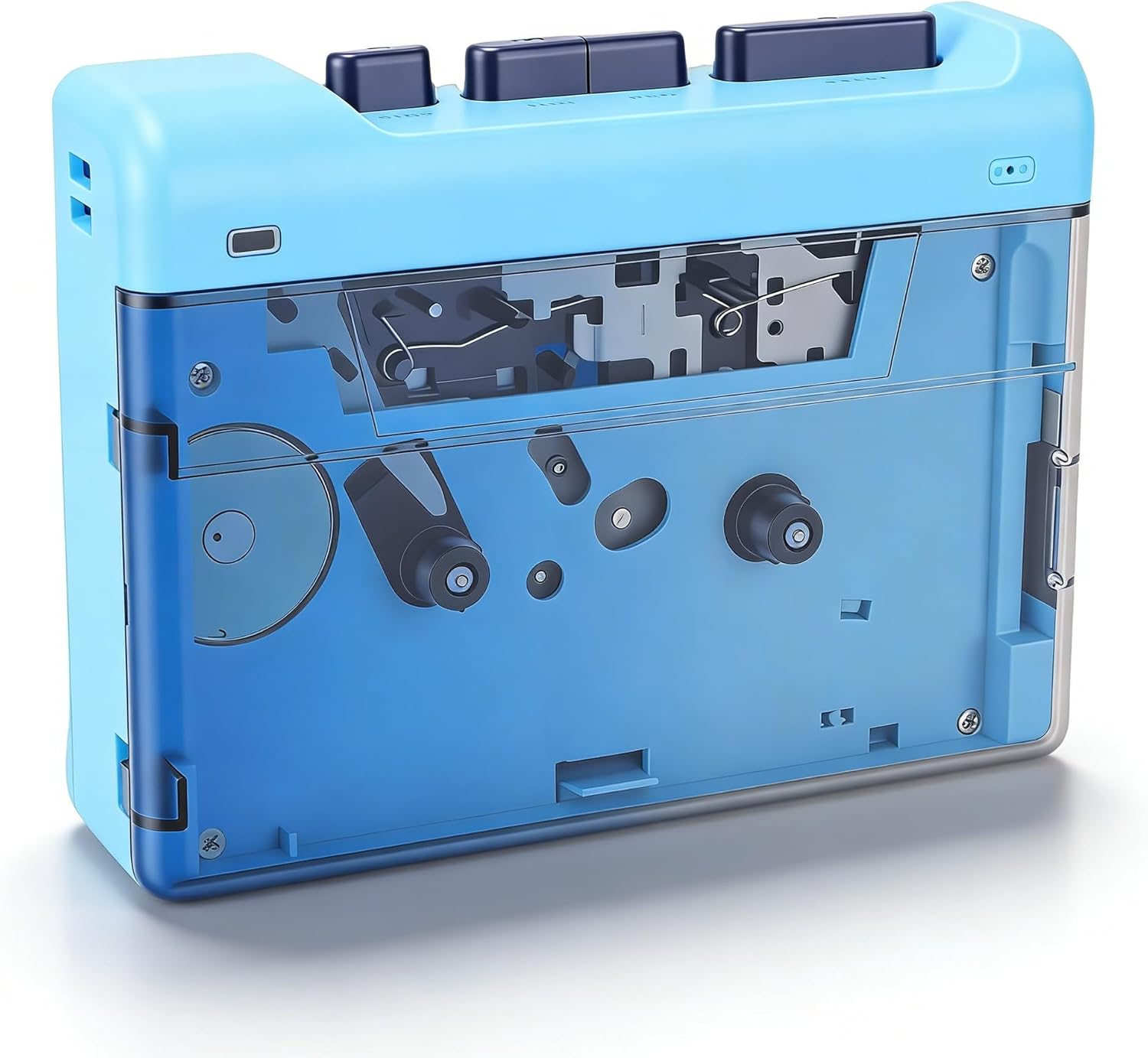 Portable Cassette Player, Retro Cassette Tape Player with 3.5mm AUX Jack, USB C or 2 AA Battery Powered for Home and Outdoor Use