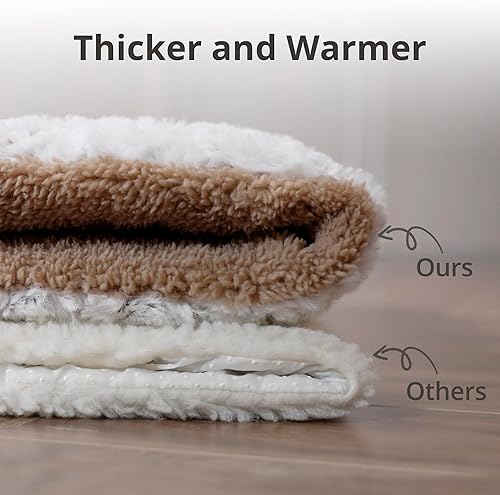 Miniatura 4 de Cama autocalentable para gatos, 24 x 18 pulgadas, almohadilla autocalentable para mascotas, manta térmica de doble cara para gatitos grandes,