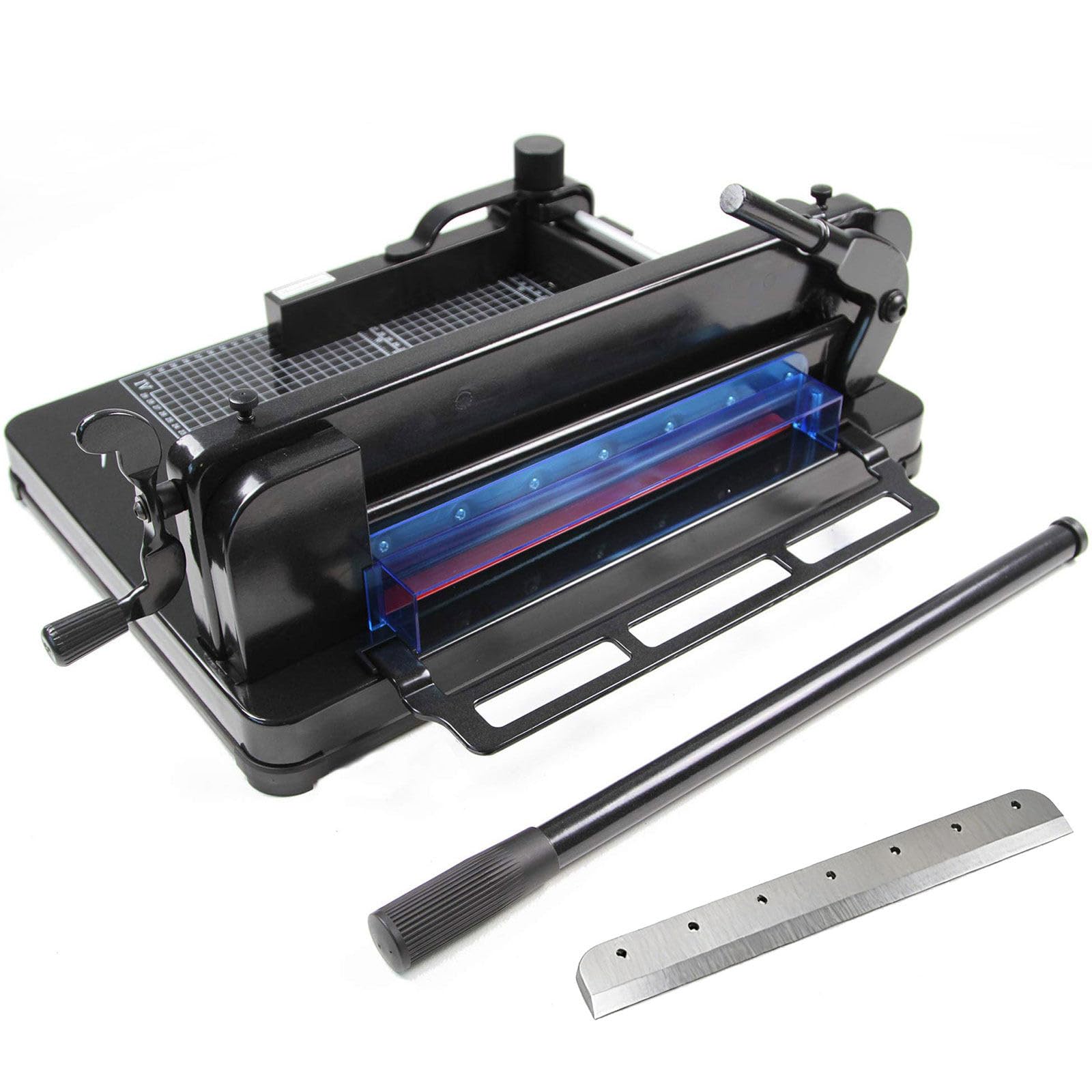 Taglierina per Carta ad Alta Resistenza, capacità di Taglio Massima: 400 Fogli, Adatta per Uso Industriale e Commerciale di Carta A4/A3, Dotata di Lame da 315/440 mm A4+Blade*1