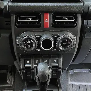 新型 ジムニーノマド JC74 5ドア ジムニーシエラ JB74 ジムニー JB64 エアコンダイヤルカバー カスタム 内装パーツ 車種専用設計 アクセサリー 2PCS