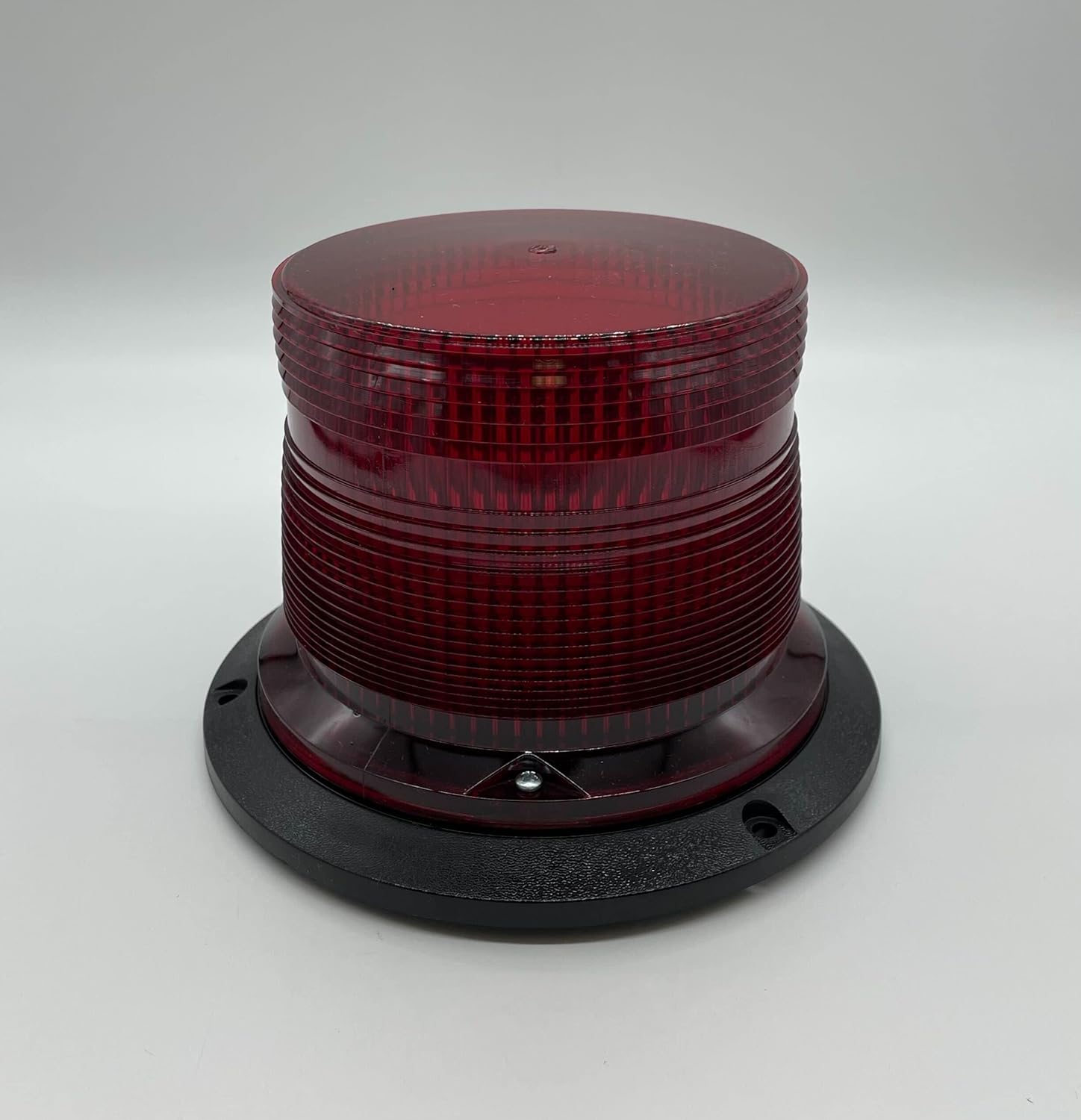 Eaton AC-MAX-R Double Flash Max Strobe, Red Lens; Powerful Double Flash Light Burst; 60 Double Flashes per Minute; Durable, High Impact Lexan Construction; 5" Overall Height: 6.2" Diameter