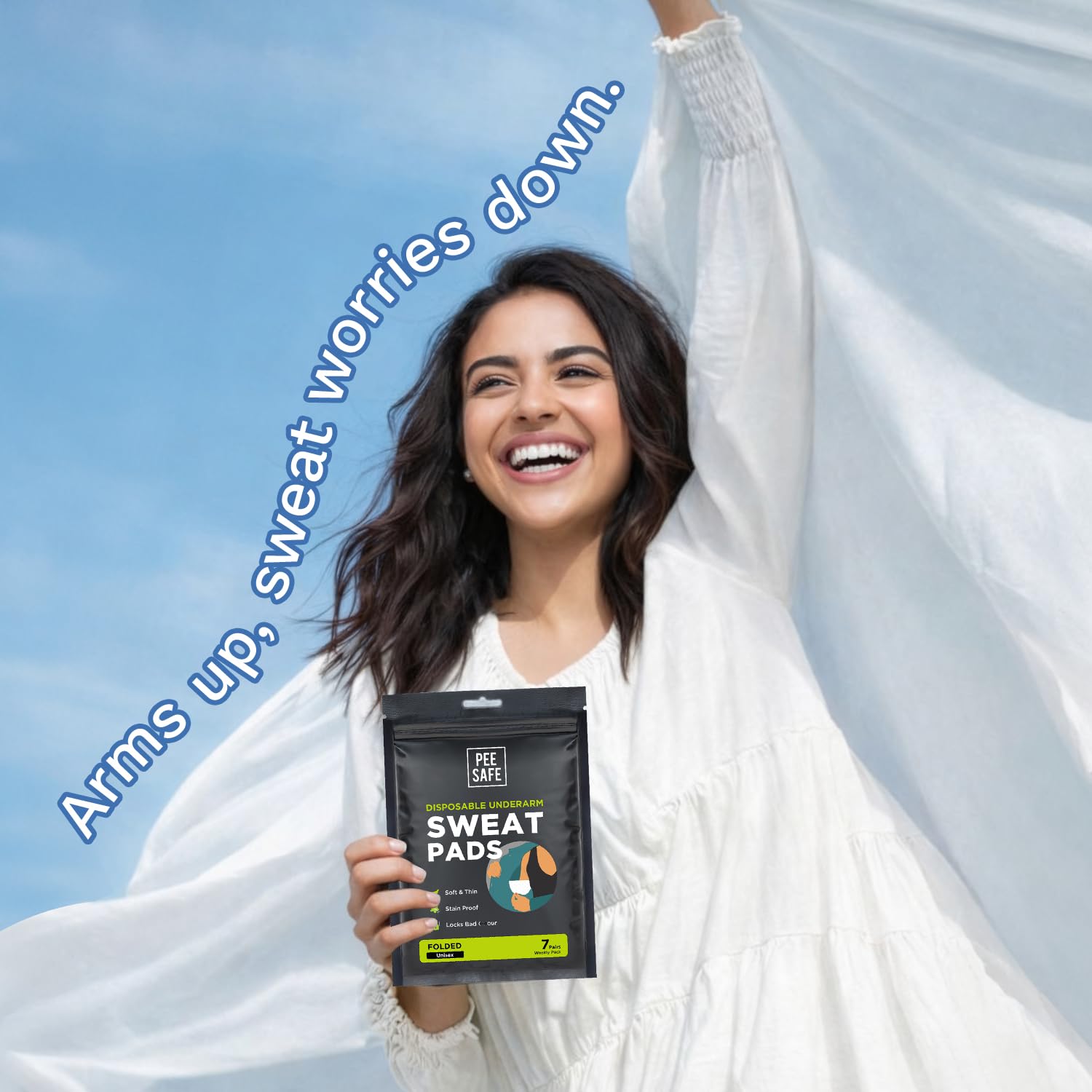 Pee Safe Sweat Pads - Stop Sweat Stains! -6
