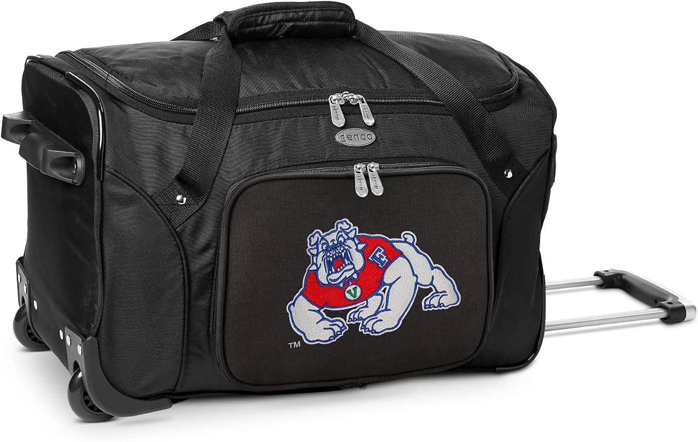 Denco 22-inch Wheeled Duffel Bag, Black, Large