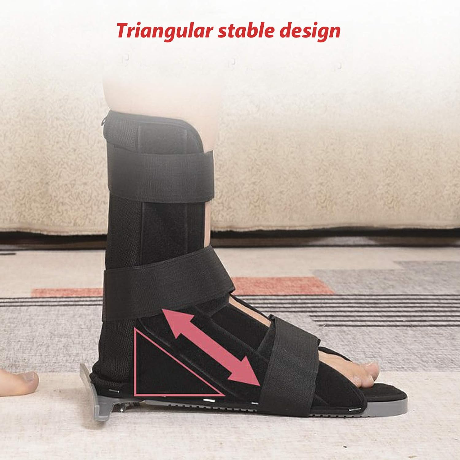 Cast Shoe Foot Fracture Support Surgical Shoe Medical Open Toe Plaster Cast Boot Post Op Shoe Toe Valgus Surgical Fixed Gypsum Shoe Walking Boot for Foot Injuries Stable Ankle Joints Postoperative Recovery Pain Relief : Health & Household