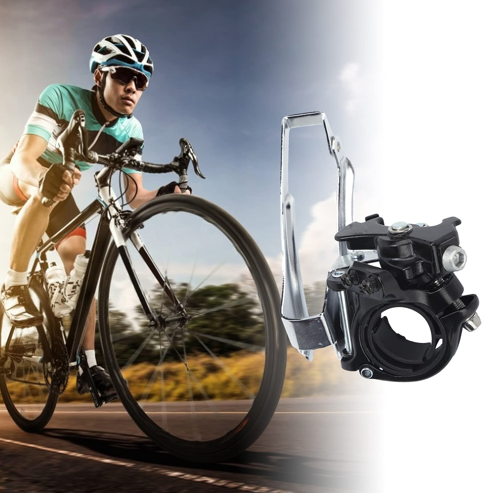 Deragliatore Anteriore per Corone a Tre Denti di 42-34-24T e 42-32-22T per Mountain Bike