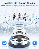 Vista 7 de Wireless Earbuds Bluetooth 5.3 Headphones, 40Hrs Playback Stereo Ear Buds with LED Display Charging Case IPX7 Waterproof in-Ear Earphones with Mic