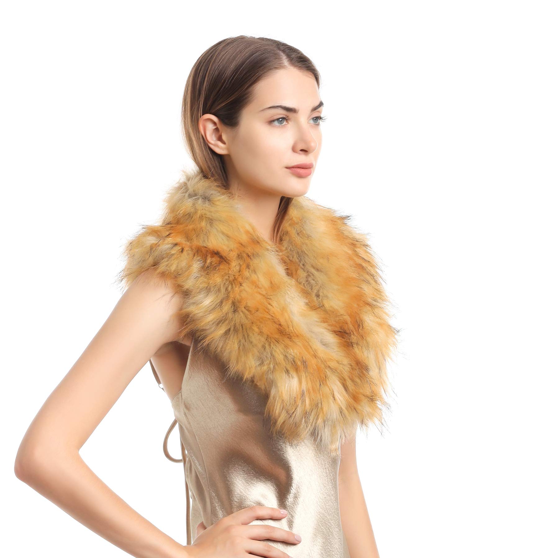 soul young para bufandas De piel de zorro falso de Mujeres de invierno