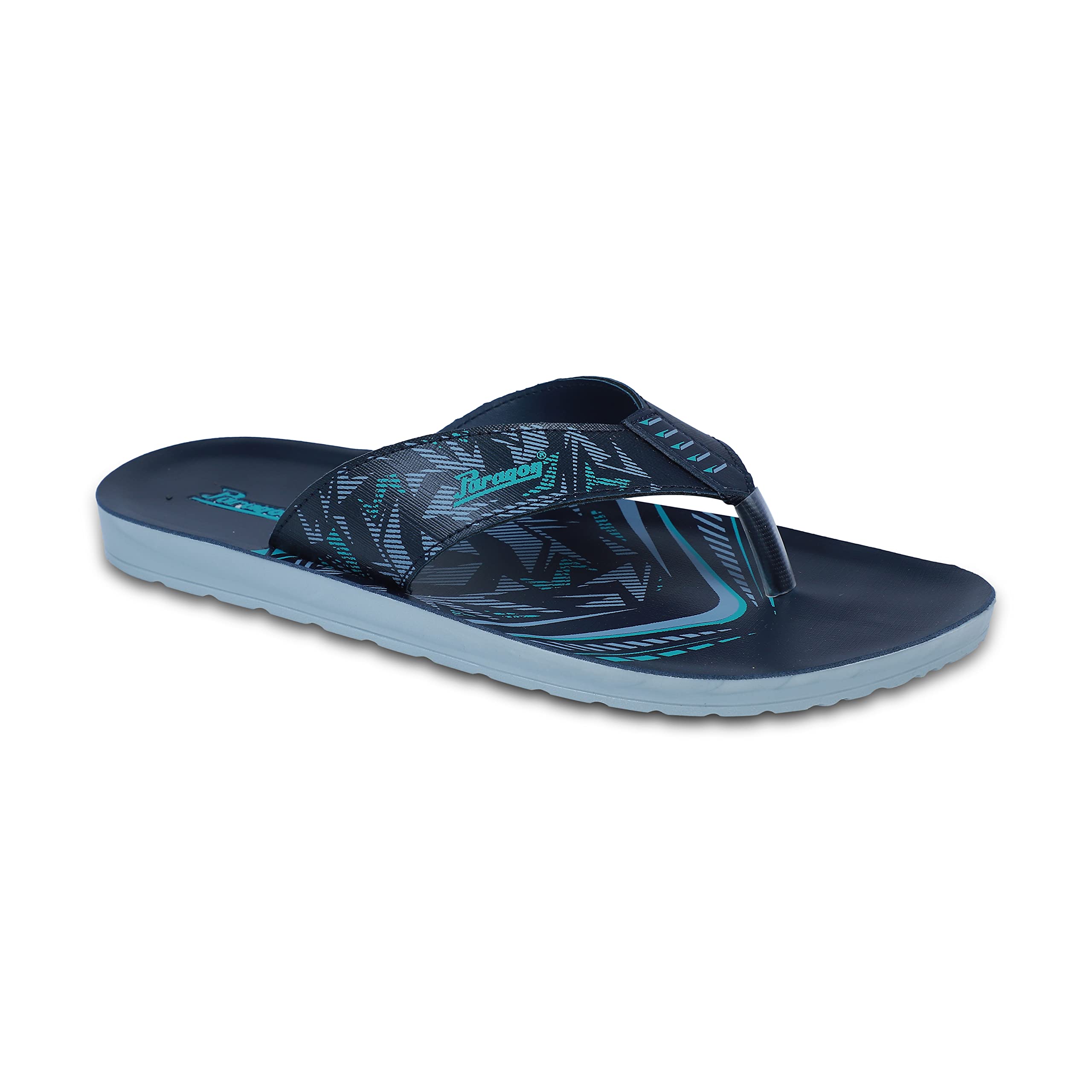 PARAGON PUK2216G Mens Lightweight, Waterproof Navy-Blue Flip Flops | Comfortable Slippers with Durable Anti-Skid Sole, Cushioned Footbed & Sturdy Build for Outdoor Use (B0C4Y36RYT) Amazon Price History, Amazon Price Tracker