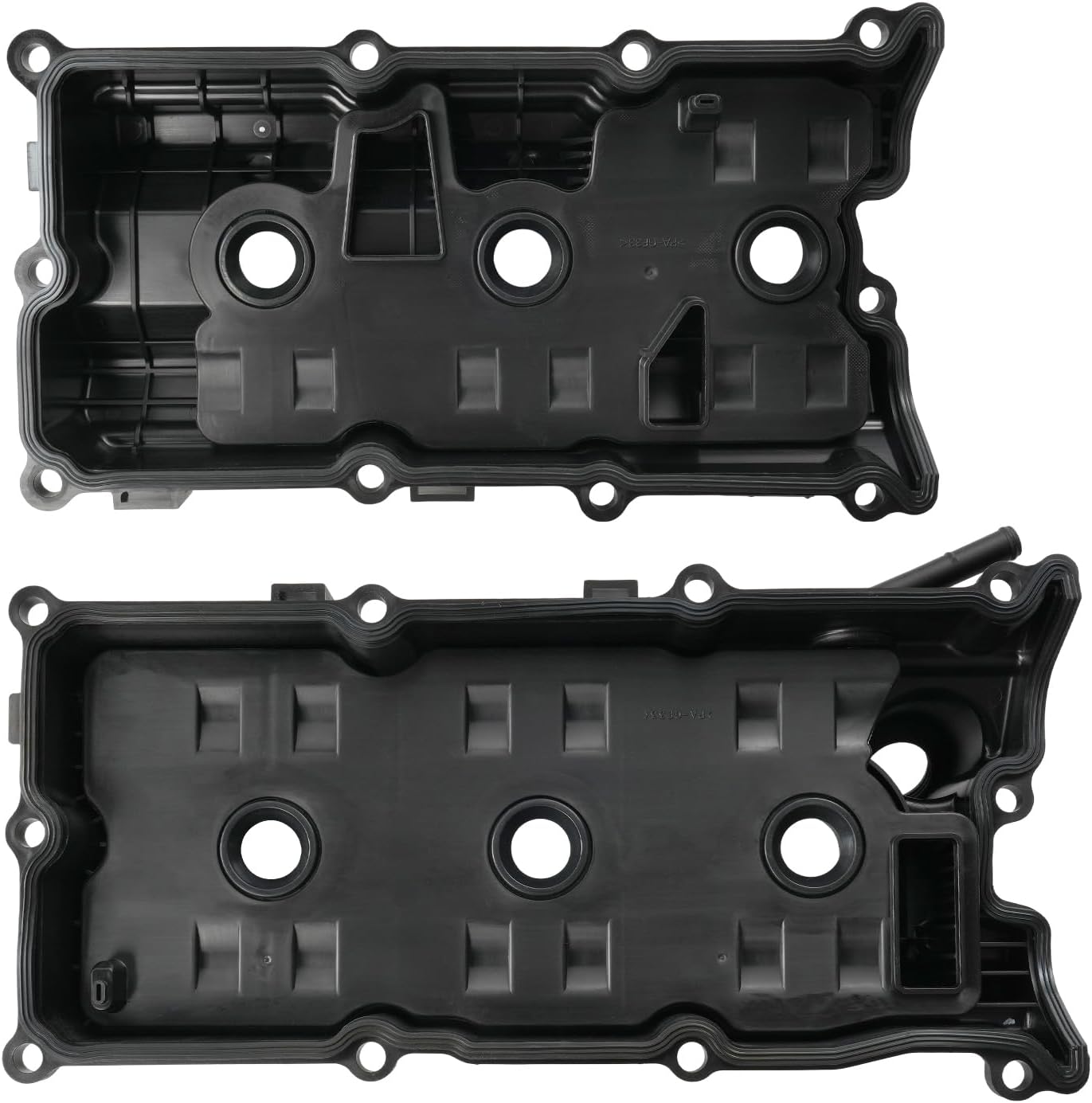 Engine Valve Cover Kit with Gasket & Bolts Compatible with 2003-2008 Nissan 350Z Infiniti FX35 G35 M35 VQ35DE V6 3.5L Replace 13264-AM600 13264-AM610 13270-8J102 036-0009 13270-8J112 036-0008