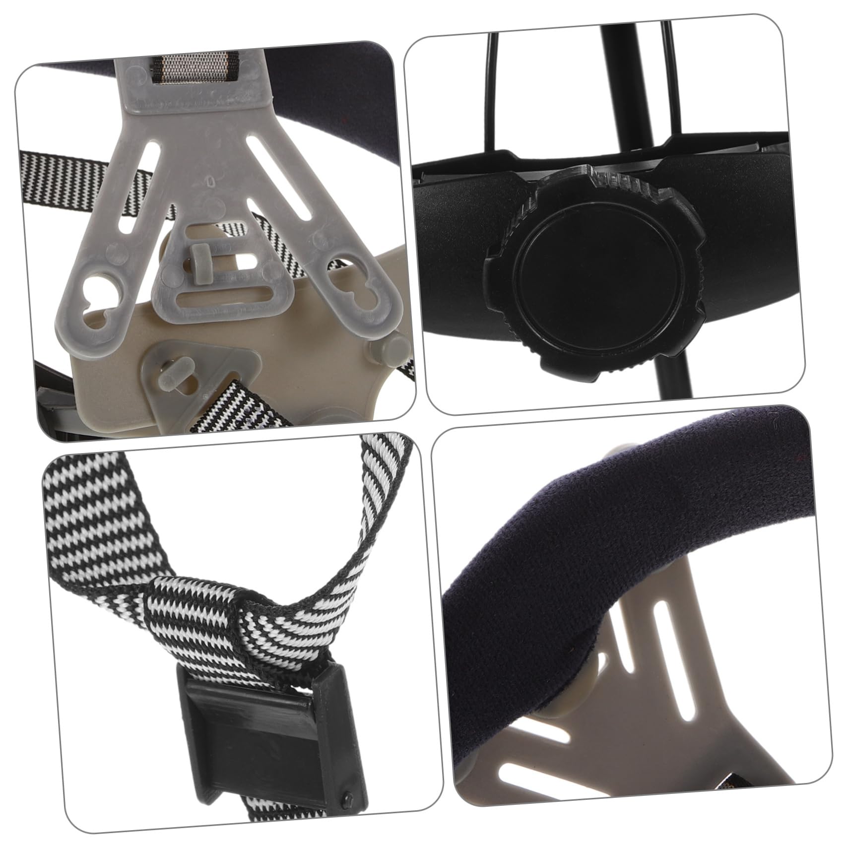 Hemobllo Forro del Casco Industrial Casco de construccion Barbilla de Casco Universal Forro de Sombrero Duro Accesorios de Casco Accesorios para Cascos para Hombres el plastico Gris