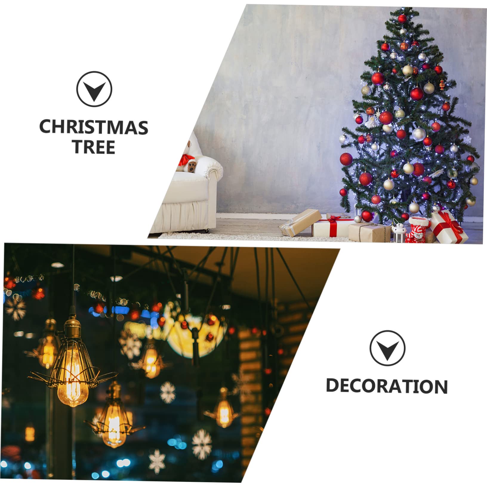 PRETYZOOM 72 Pz ciondolo d'angelo ciondolo albero di natale ornamenti chiari con oro decorazioni natalizie economiche angeli natalizi giocattoli da ragazza arredamento retrò plastica