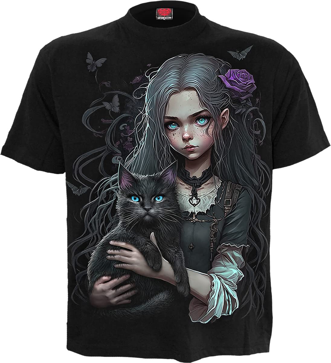 Spiral - Goth Familiar - Front Print T-Shirt Black - M