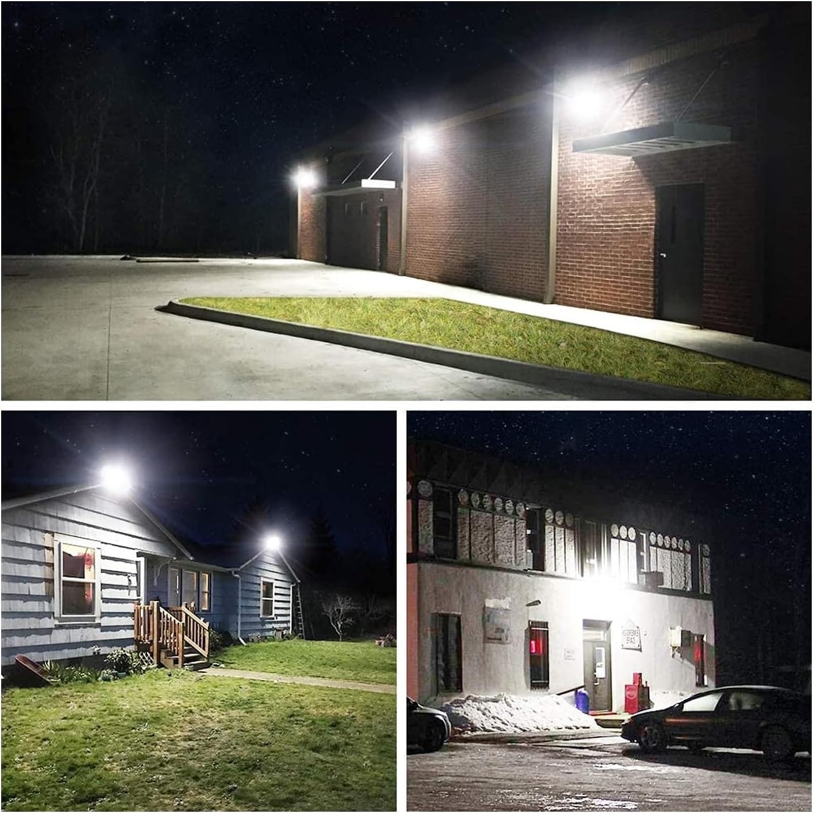 lampy solarne do użytku na zewnątrz, Reflektory Led Zewnętrzne światła bezpieczeństwa Białe światło robocze 20 V, reflektor Super jasne białe IP67(200W)