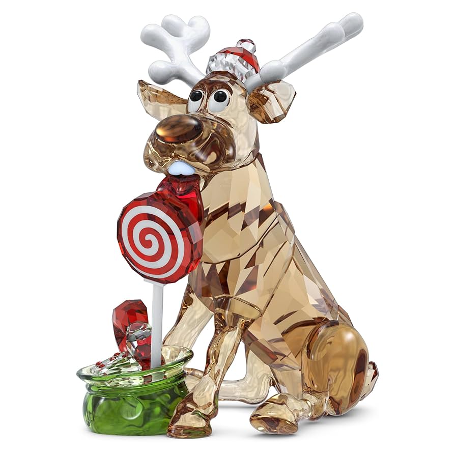Amazon.com: SWAROVSKI Holiday Cheers Dulcis Reindeer : Home