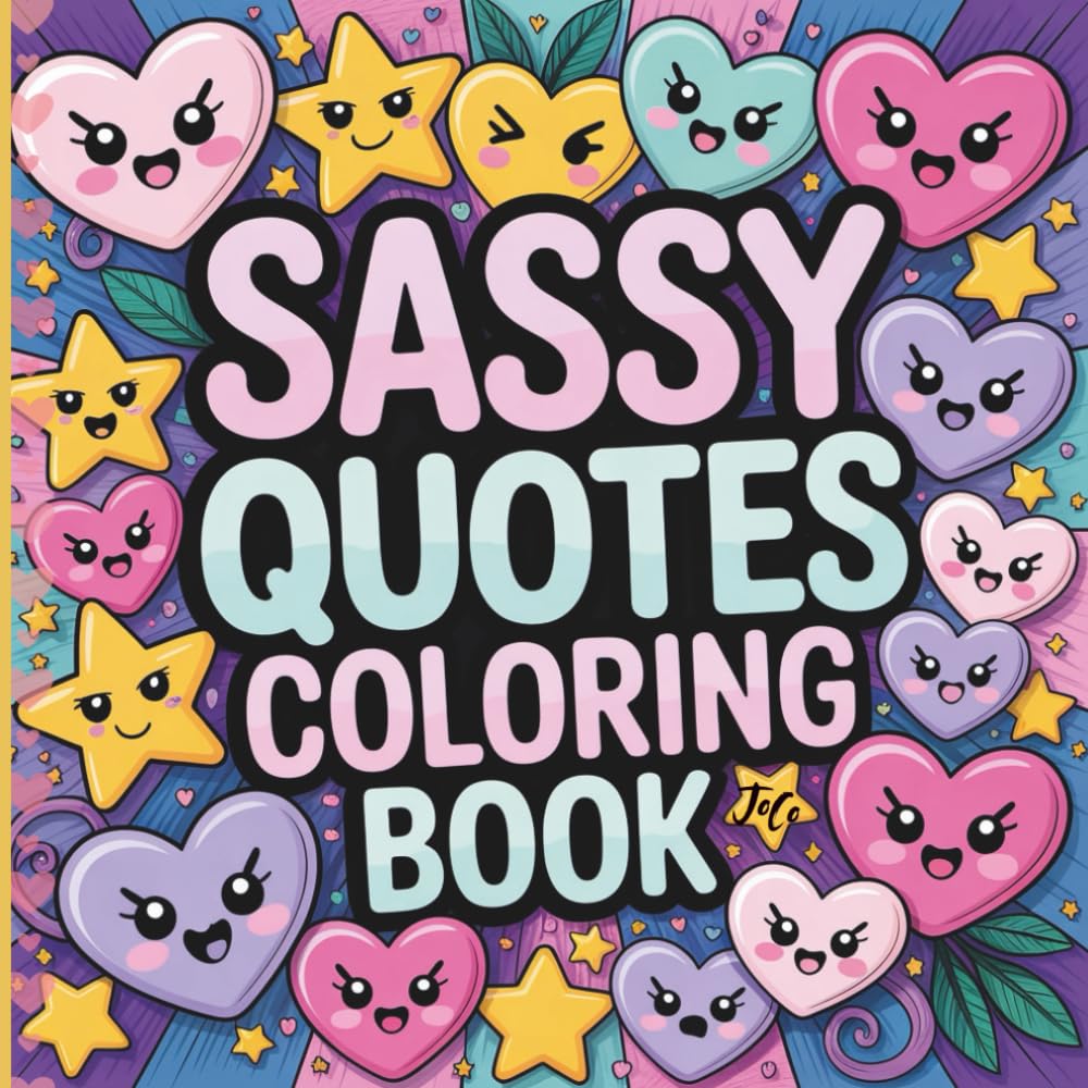 Bold and Easy Sassy Quotes Coloring Book: Simple , Funny Attitude-Filled Designs for Adult Relaxation (Bold & Easy Adults Only Coloring Series (18+))