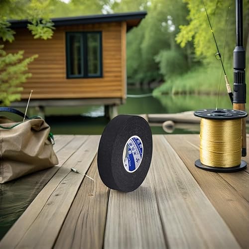 Miniatura 5 de Cinta de agarre para raqueta de tenis negra con cinta antideslizante para mango de absorción de sudor para bádminton Squash Paddle Grip Tape para