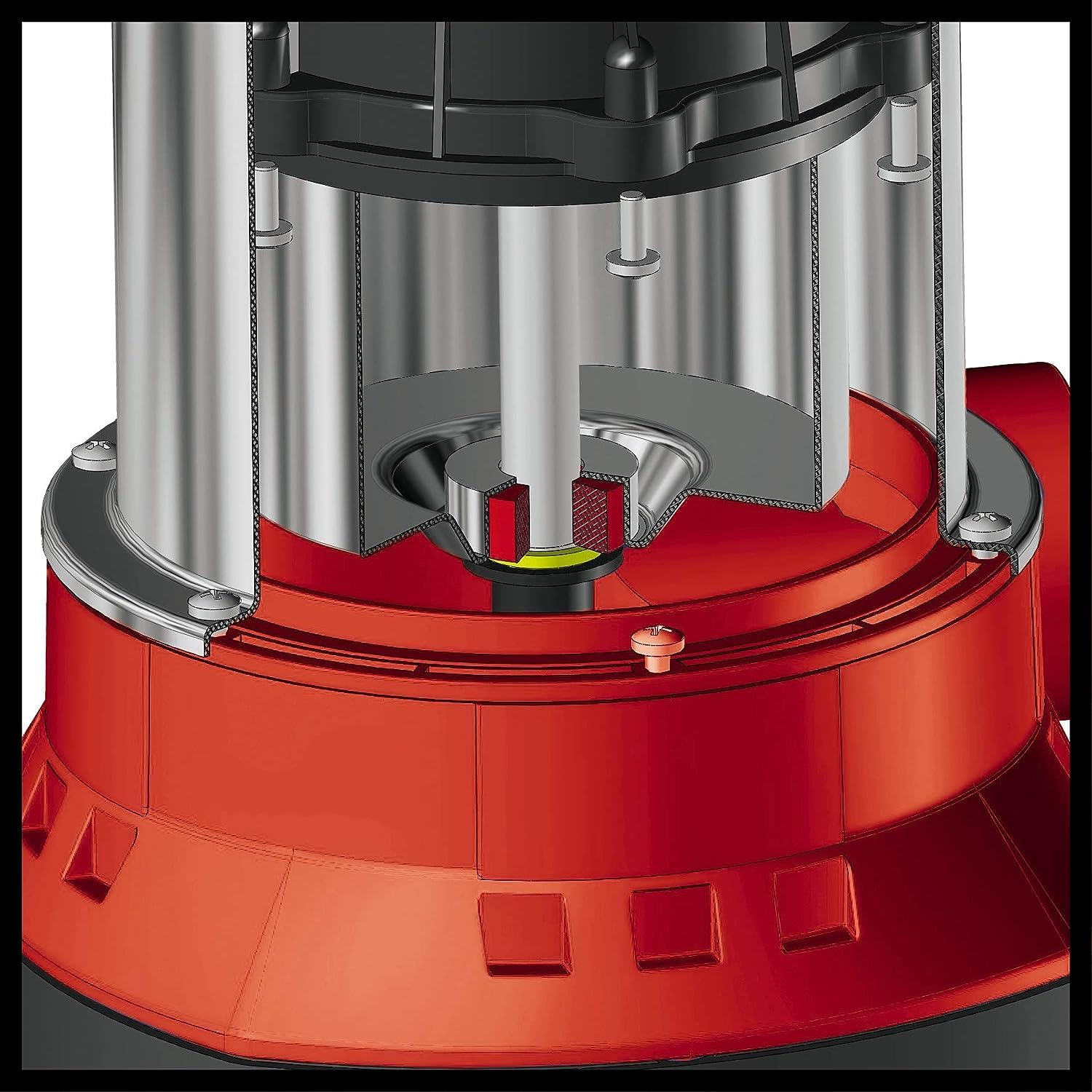 Einhell Tauchdruckpumpe GE-PP 1100 N-A (1.100 W, max. 6.000 ltr./Std,Automatikfunktion, Trockenlaufsicherung, Überlastschalter, robuster Druckanschluss mit Edelstahleinsatz, mehrstufiges Pumpenrad)