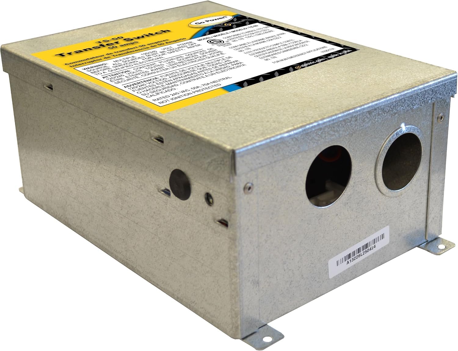 Go Power TS-50 50A Automatic Transfer Switch