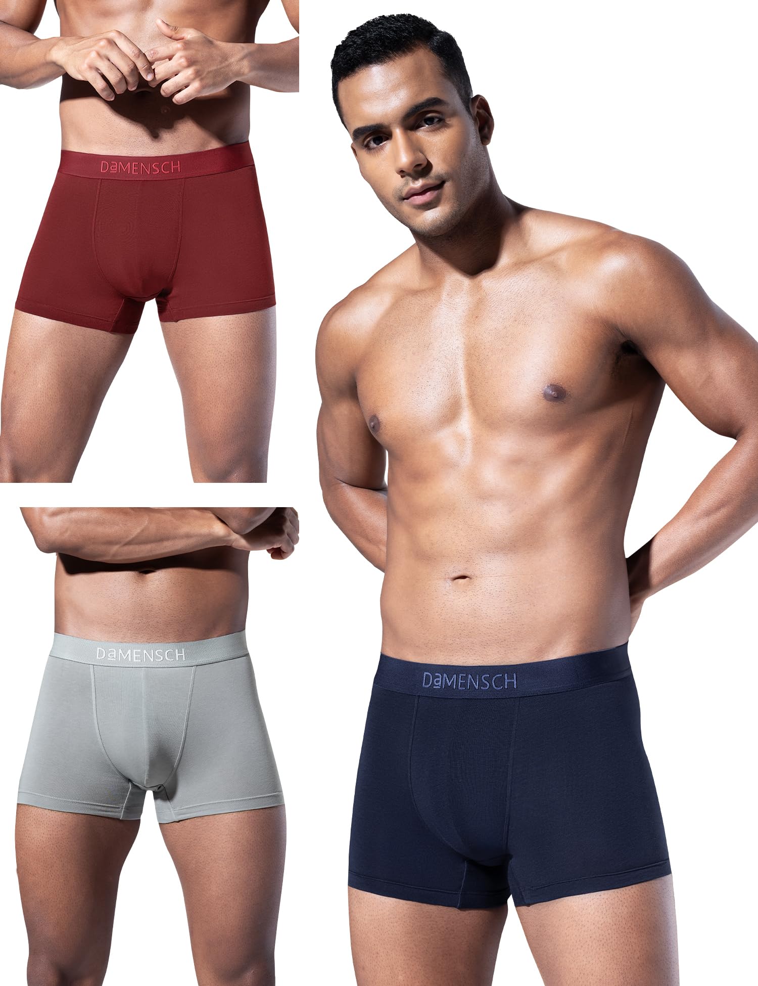 damensch Men's Deo-Soft Brief Pack, Premium Egyptian Cotton-Modal Blend Briefs (Pack of Assorted Prints & Colours I Color & Print May Vary)-picture-35