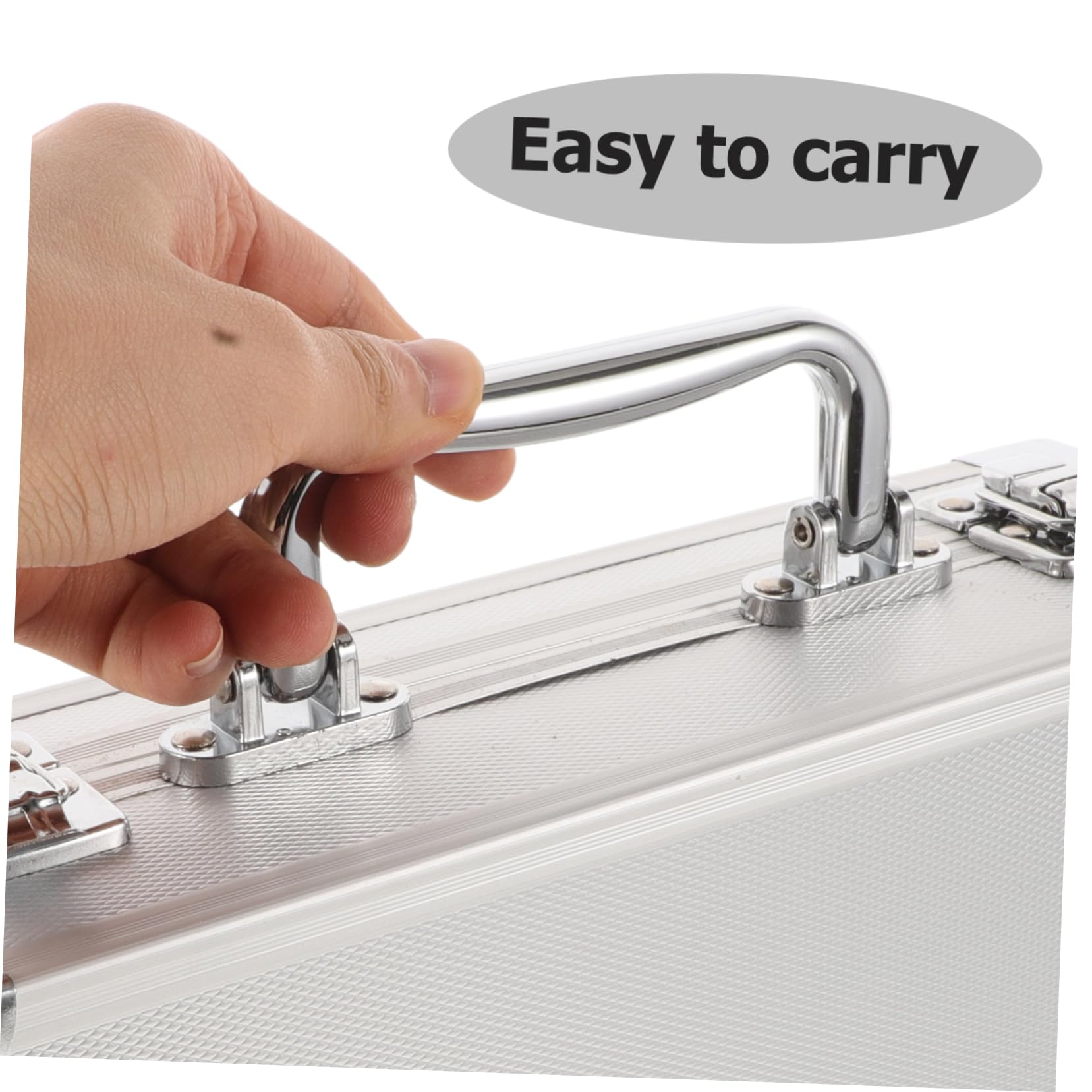 NUOBESTY Boîte à Outils Métallique Portable pour Rangement Étui De Transport Multifonction Coffret Outils Compact