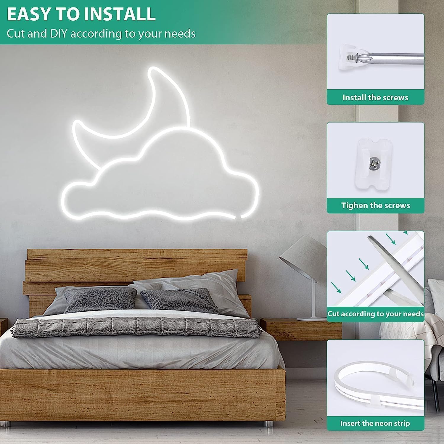 Step-by-step installation guide for LED strip lights