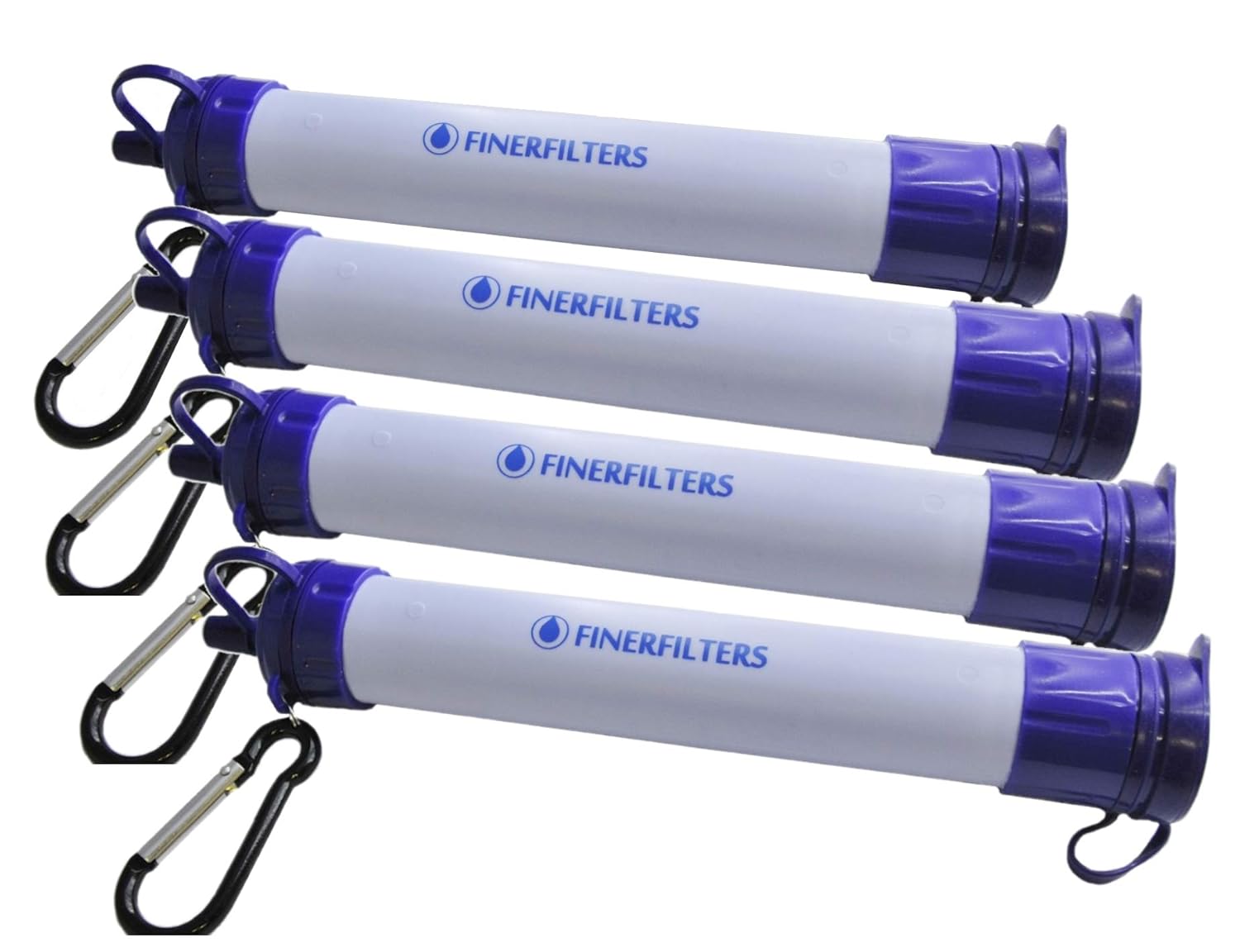 FINERFILTERS Personal Portable Water Filter Straw 0.01 Micron Filter