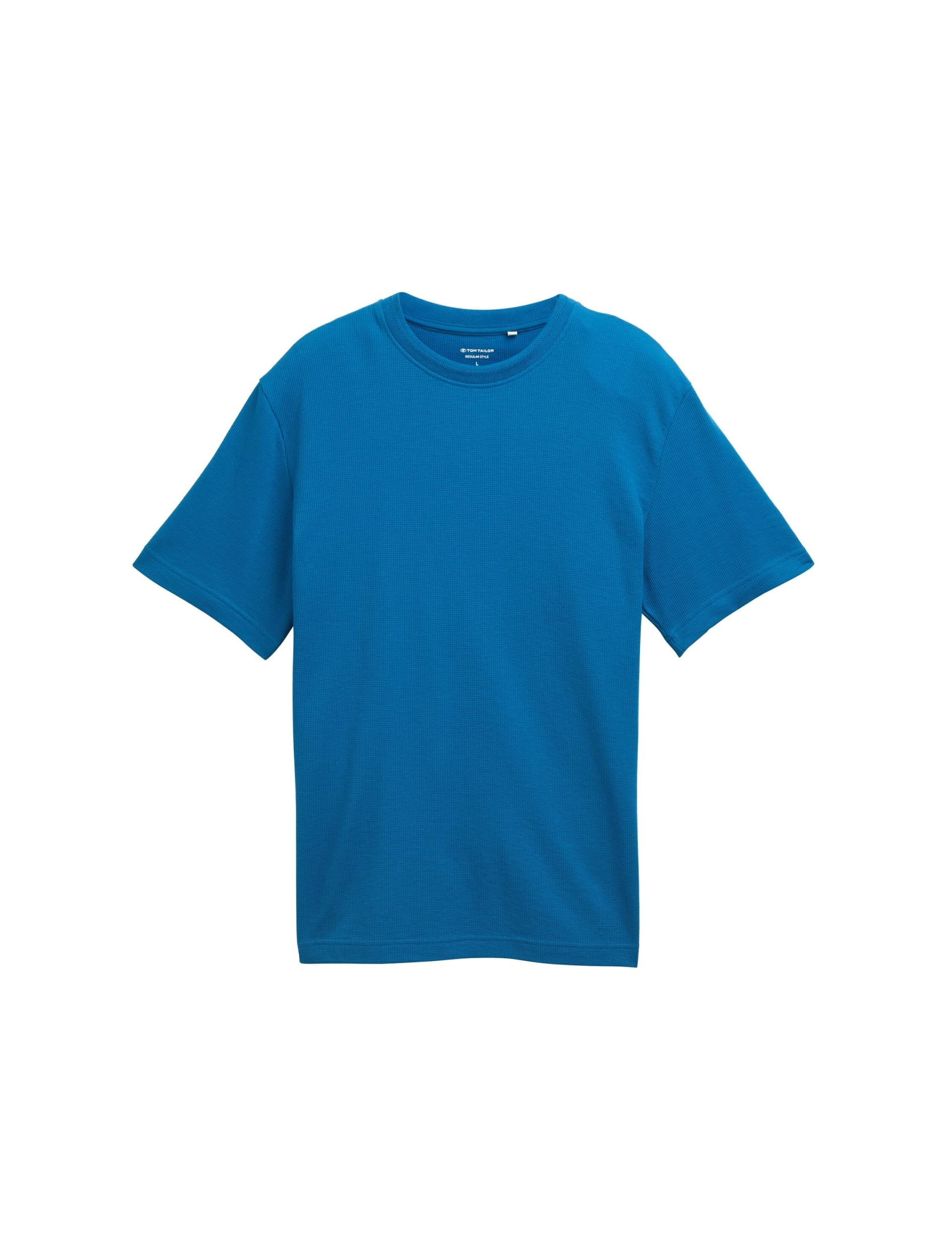 TOM TAILOR Men's T-Shirt, 28857 - Blue Petrol, 3XL